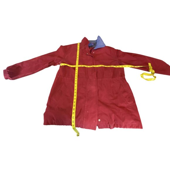 Red Arlene Style London Fog Women’s Coat – Size L - Picture 2 of 5